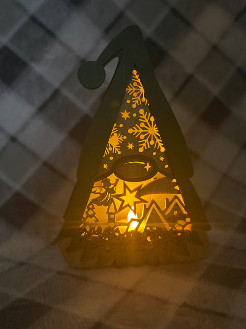 Christmas Gnome Lantern