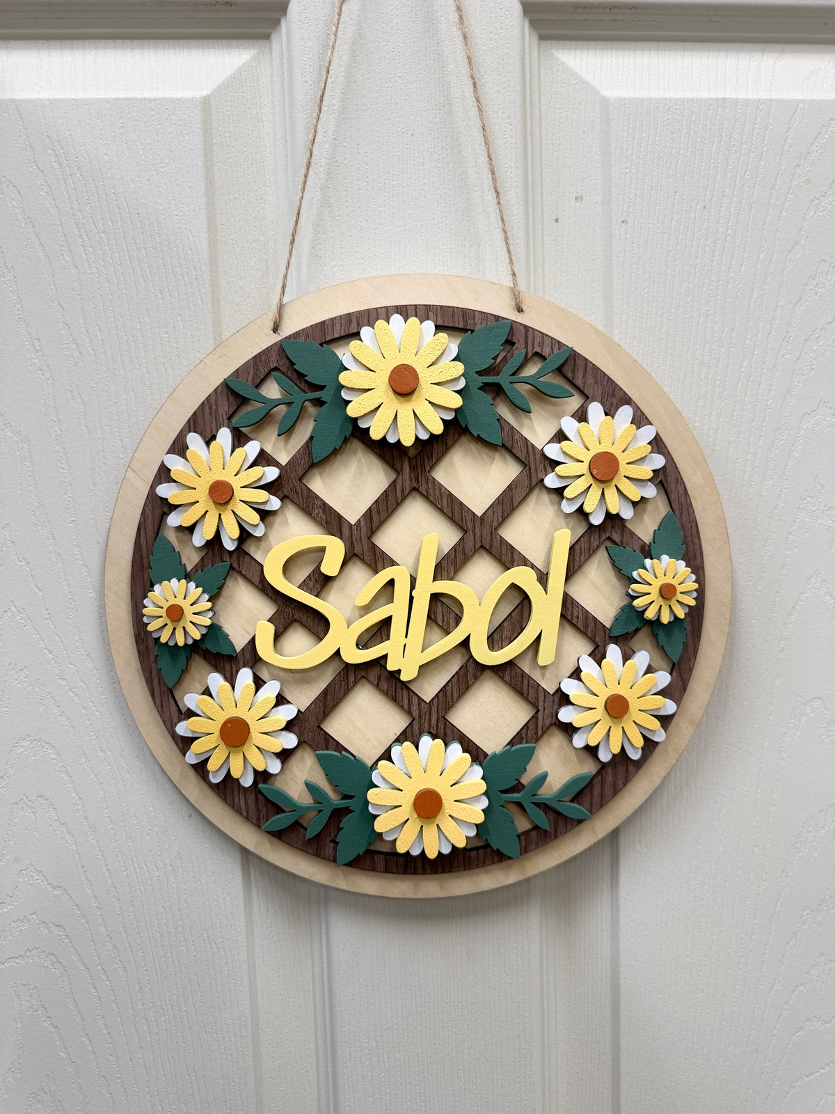 Customizable Daisy Sign