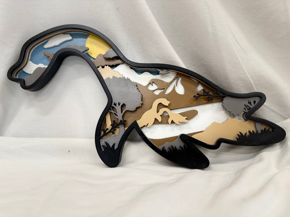 Multi-layered Plesiosaurus