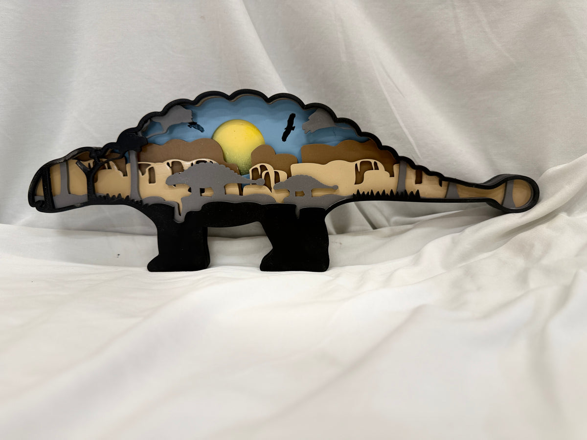 Multi-layered Ankylosaurus
