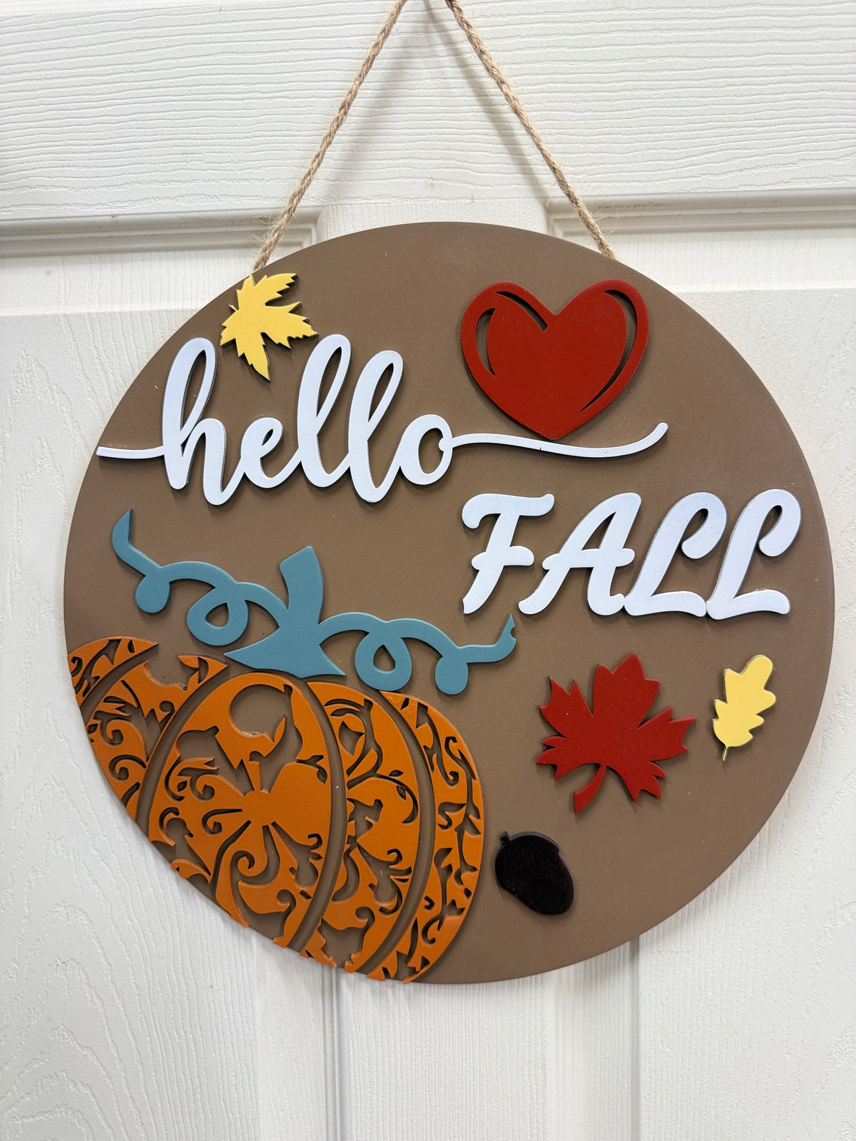 Hello Fall Door Hanger
