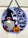 Gnome Dracula Door Hanger
