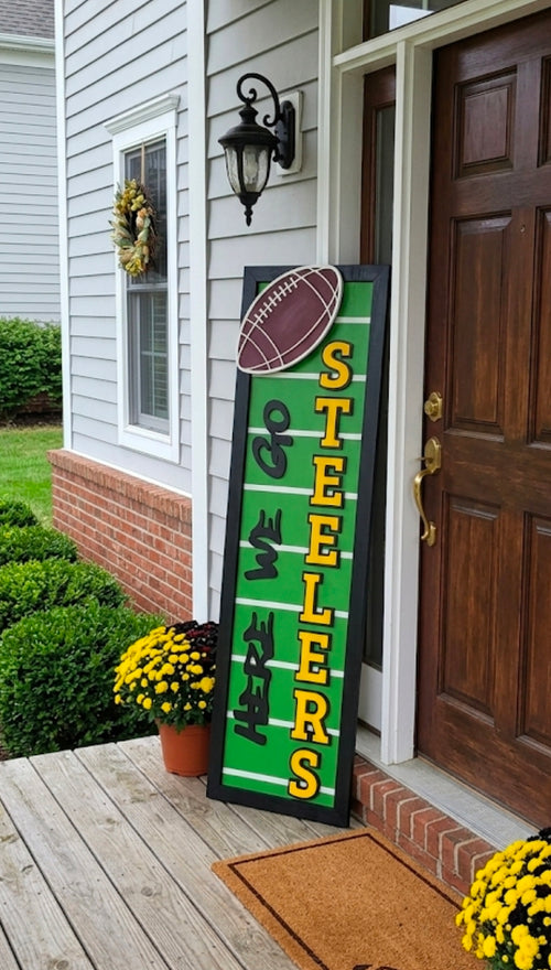 American Football Porch Leaner
