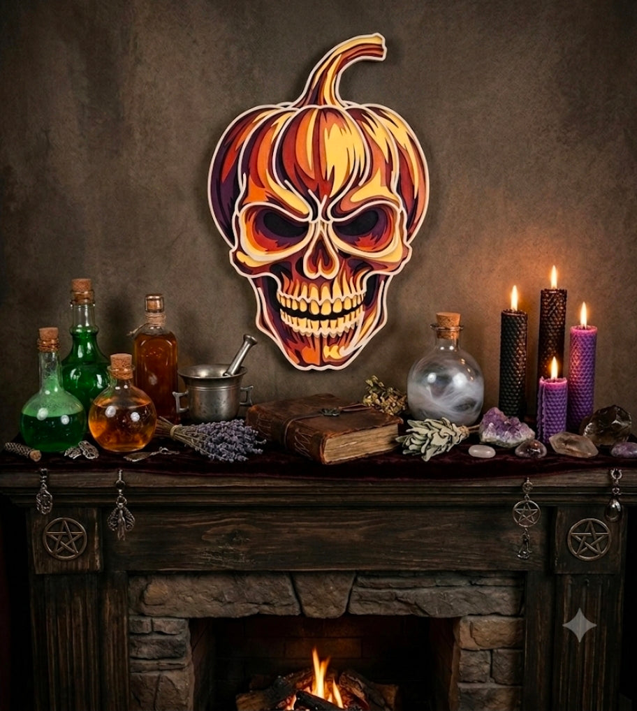 Pumpkin Skull